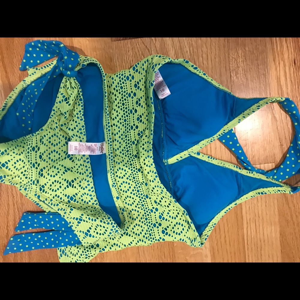Justice Girl 2 piece bathing suit